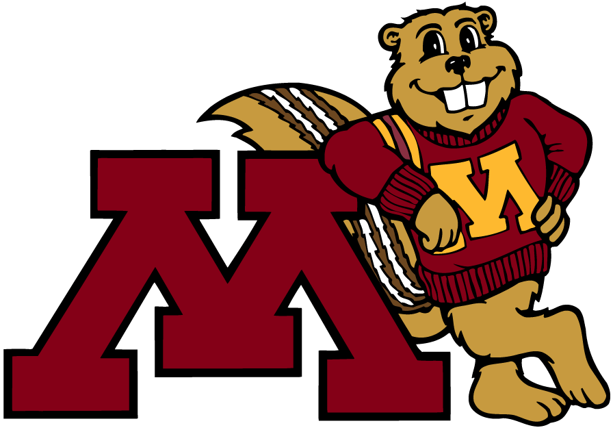 Minnesota Golden Gophers 1986-Pres Mascot Logo v7 diy DTF decal sticker